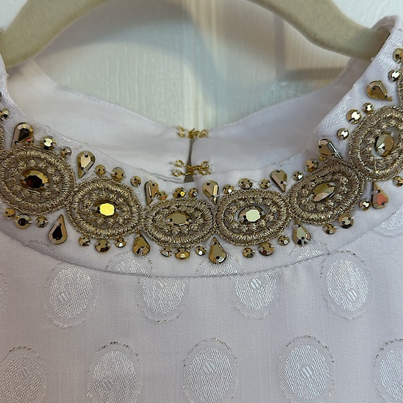 LILLY PULITZER Brandi Shift Dress in White Foil Printed Polka Dots Size 16 NWT - Picture 3 of 6